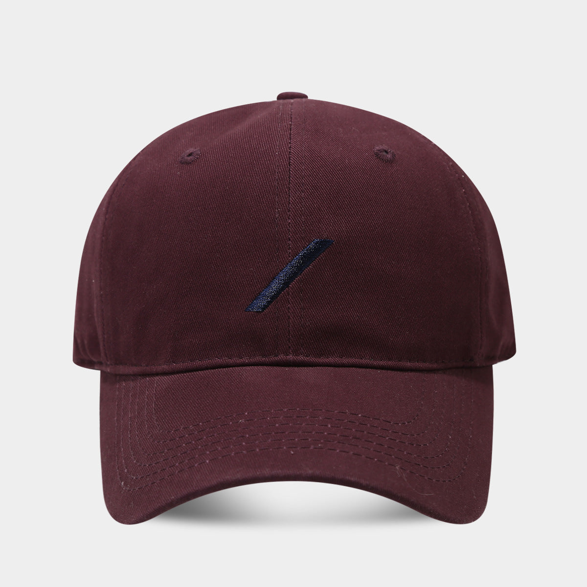 Early Spring Baseball Cap With Big Face And Small Curved Brim Soft Top