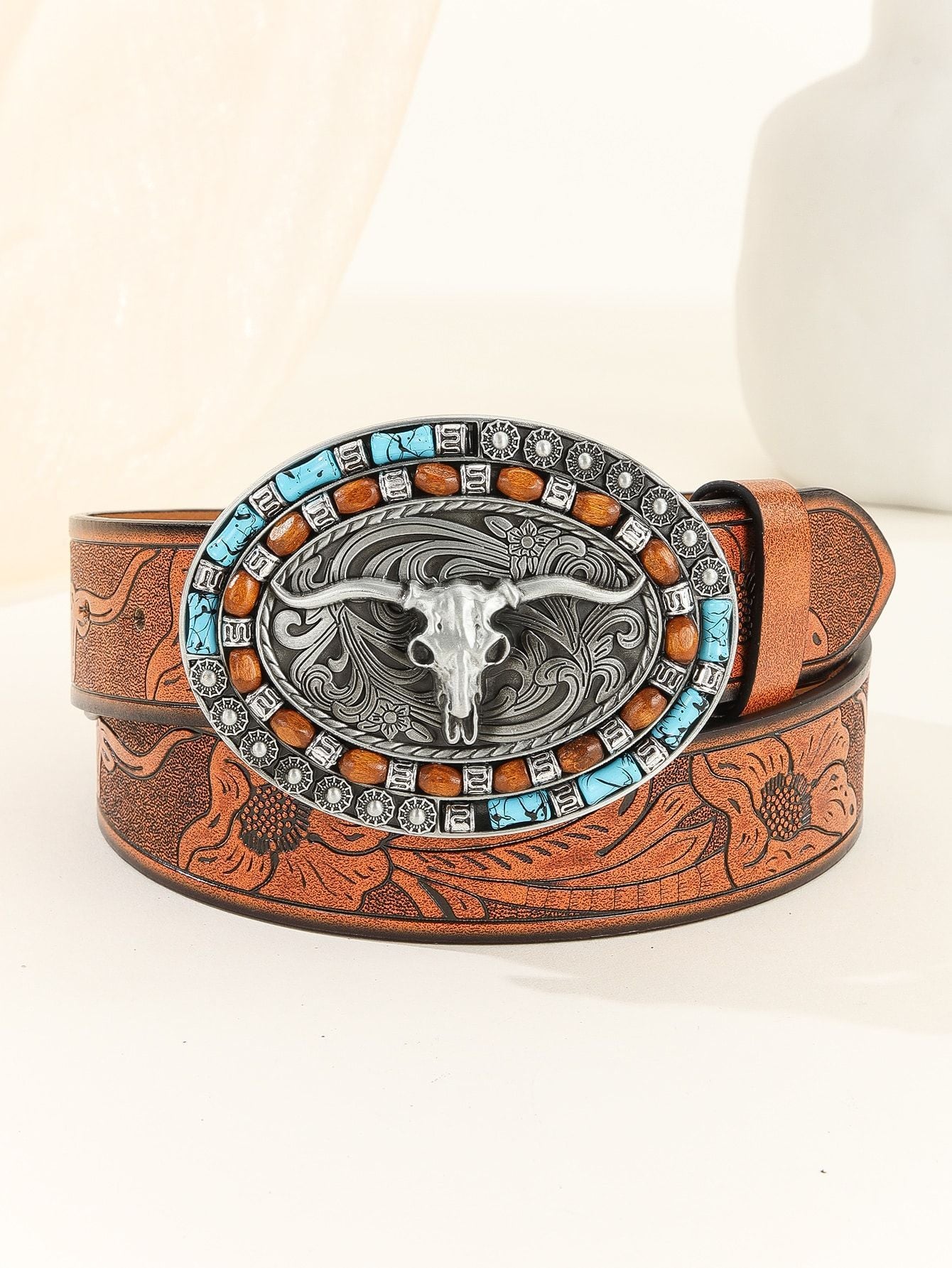 Western Denim Vintage Belt Belt European And American