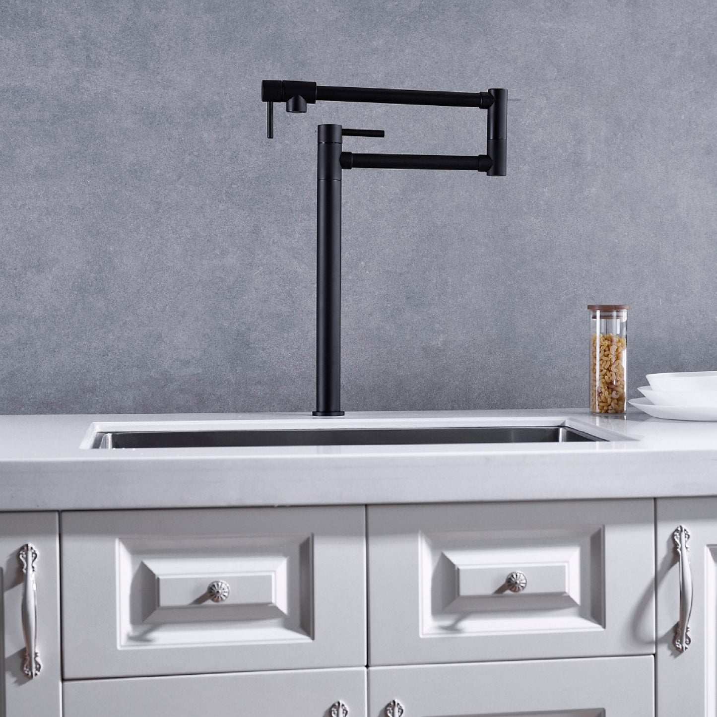 Pot Shaped Filling Faucet With Extended Handle