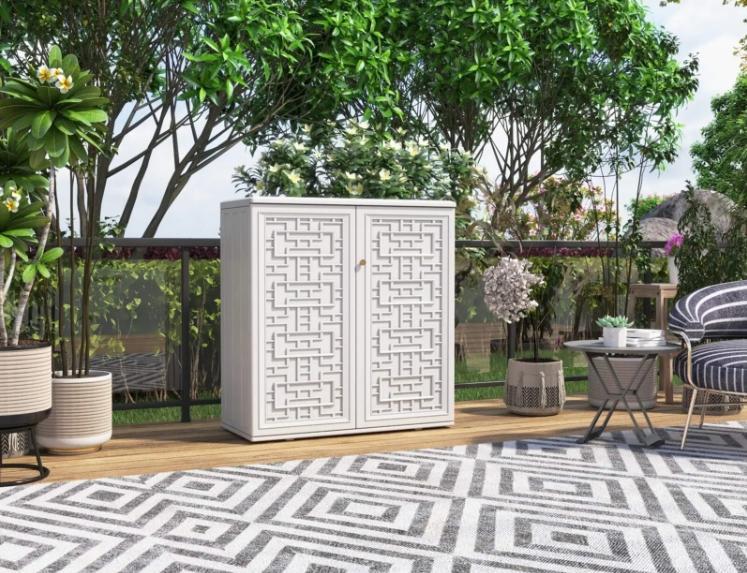 Outdoor Kitchen Garden Storage Shoe Cabinet Tool Cabinet