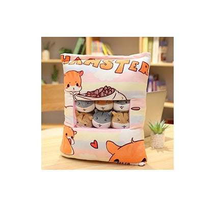 A Large Bag Of Corner Creature Series Doll Snack Pillow