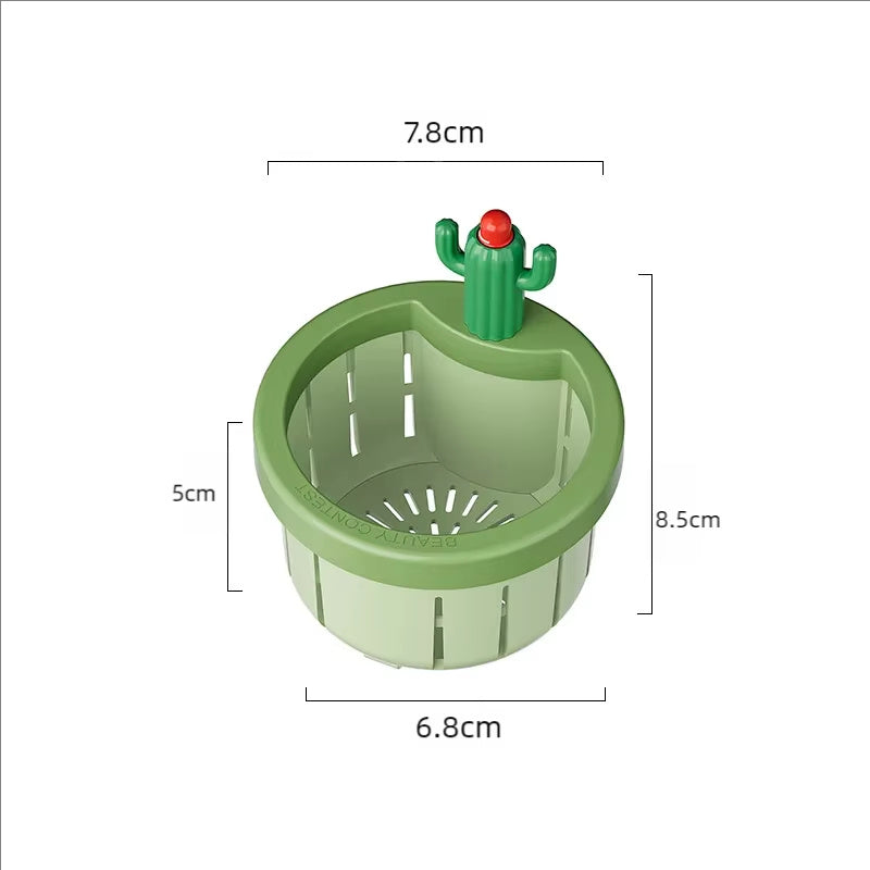 Anti-clogging Cactus Kitchen Sink Drainage Filter Kitchen Sink Kitchen Bath Sink Strainer Drain Filter Basket, Hair Catcher Stopper, Easy Clean Sewer Leftover Food And Garbage Collector Filter Drain