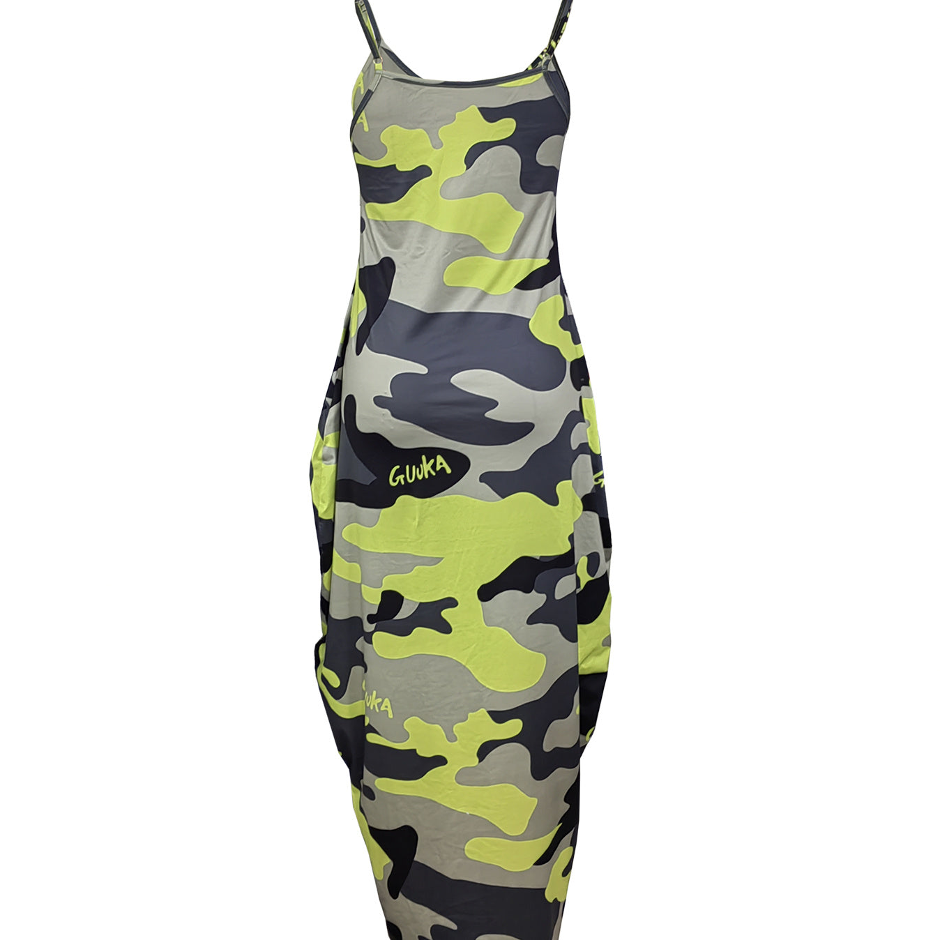 Ladies' Camouflage Pattern Sexy Suspender Dress