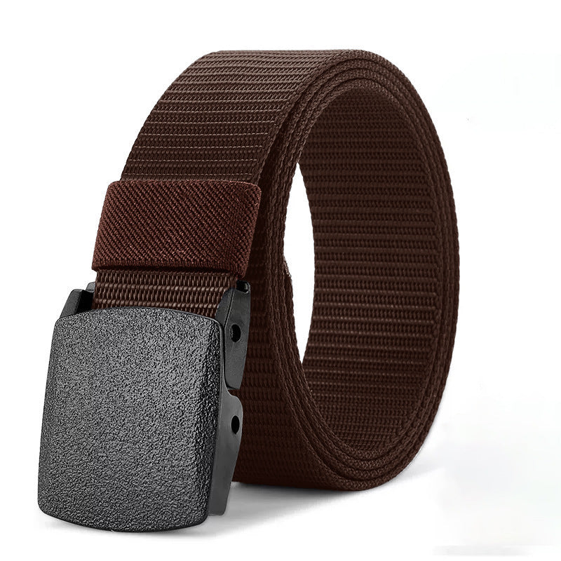 Nylon Tactical Belt Men's And Women's Same Outdoor Metal-free Canvas