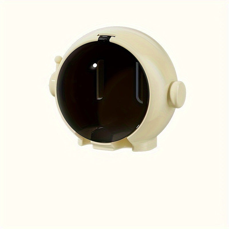 Astronaut Toothbrush Holder Bathroom Non-perforated Wall Upside-down Draining Couple Electric Toothbrush Storage Rack Bathroom Wall