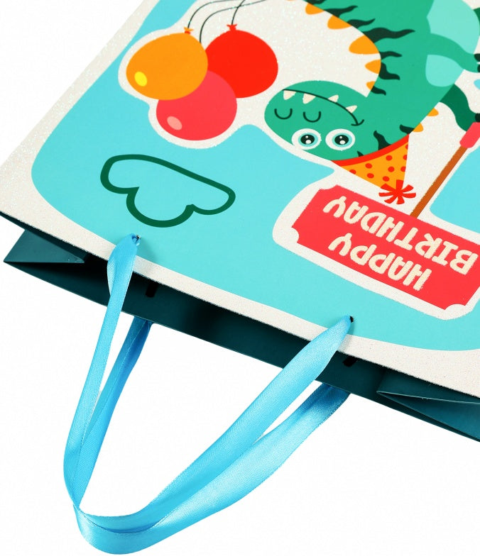 12-piece Exquisite Gift Bag, Cartoon Animal Design, Multiple Patterns, Suitable For Birthdays, Baby Showers, Graduation Season, Valentine's Day. Used In Various Occasions Such As Shopping And Can Be R