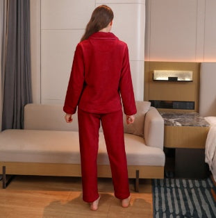 Women's Velvet Pajama Set