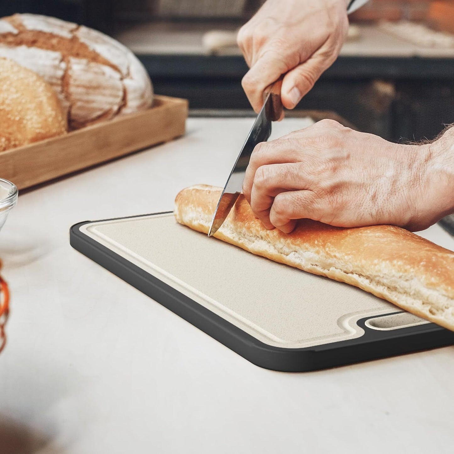 Stainless Cutting Board Double-Sided Titanium Cutting Boards For Kitchen Camping