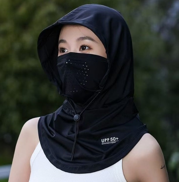 Mask Face Ice Silk UV Protection Sun Protection Hat