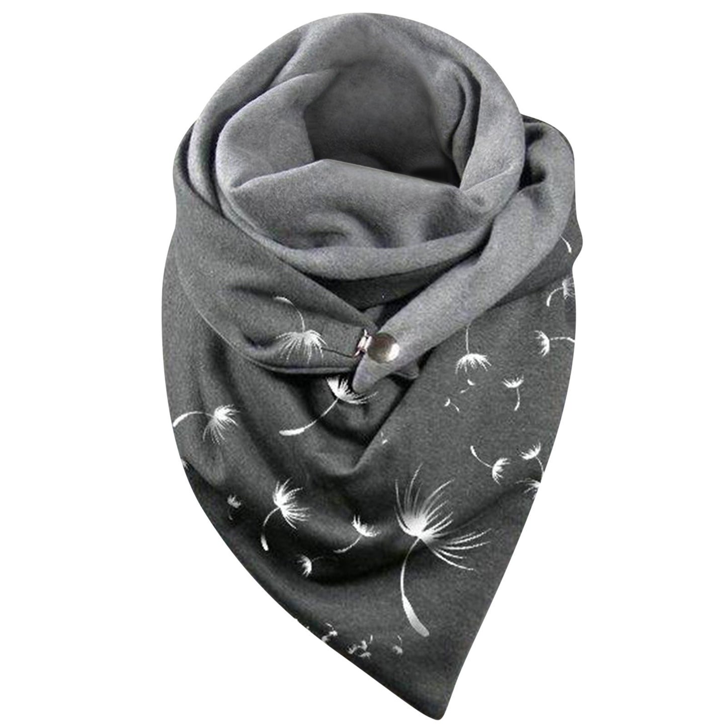 Women's Cotton Malaysia Warm Button Scarf