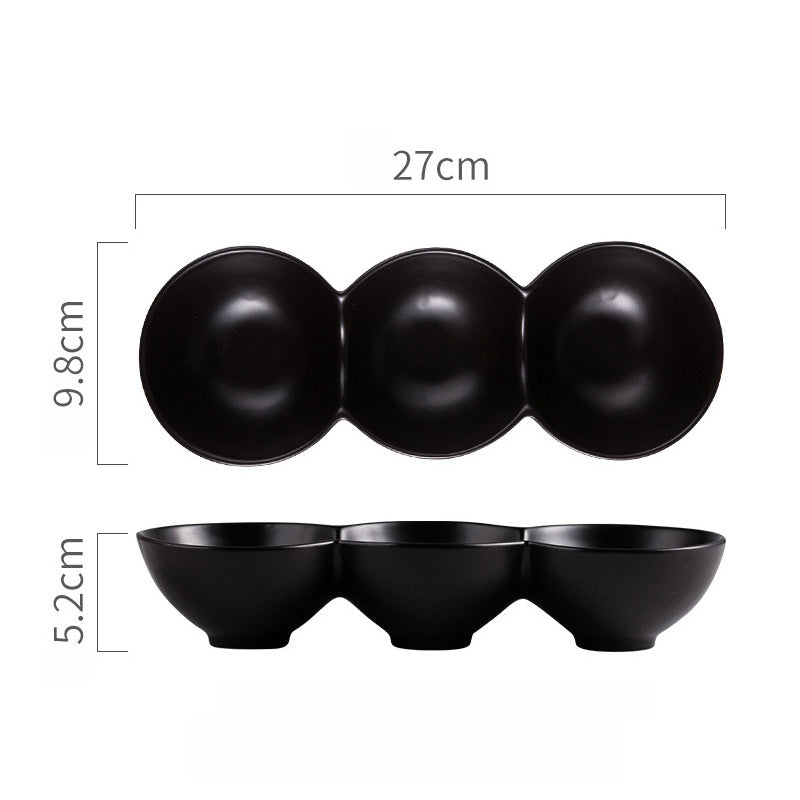 Special-shaped Ceramic Household Dessert Fruit Salad Bowl