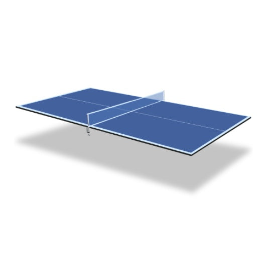 6x3ft Black Mid-Size Ping Pong Conversion Top Foldable & Portable Table Tennis Table Top For Indoor Games