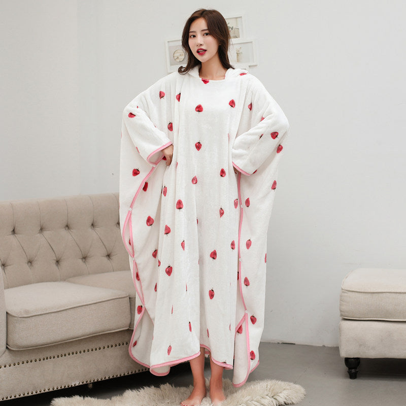 Autumn Winter Thick Coral Flannel Blanket