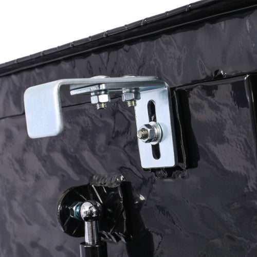 29inch Aluminum Tool Box,heavy Duty Truck Bed Tool Box,outdoor Trailer Pickup Storage Tool Box,RV Storage Organizer,underbody Box W Lock Keys,black 29x16.5x18.5inch