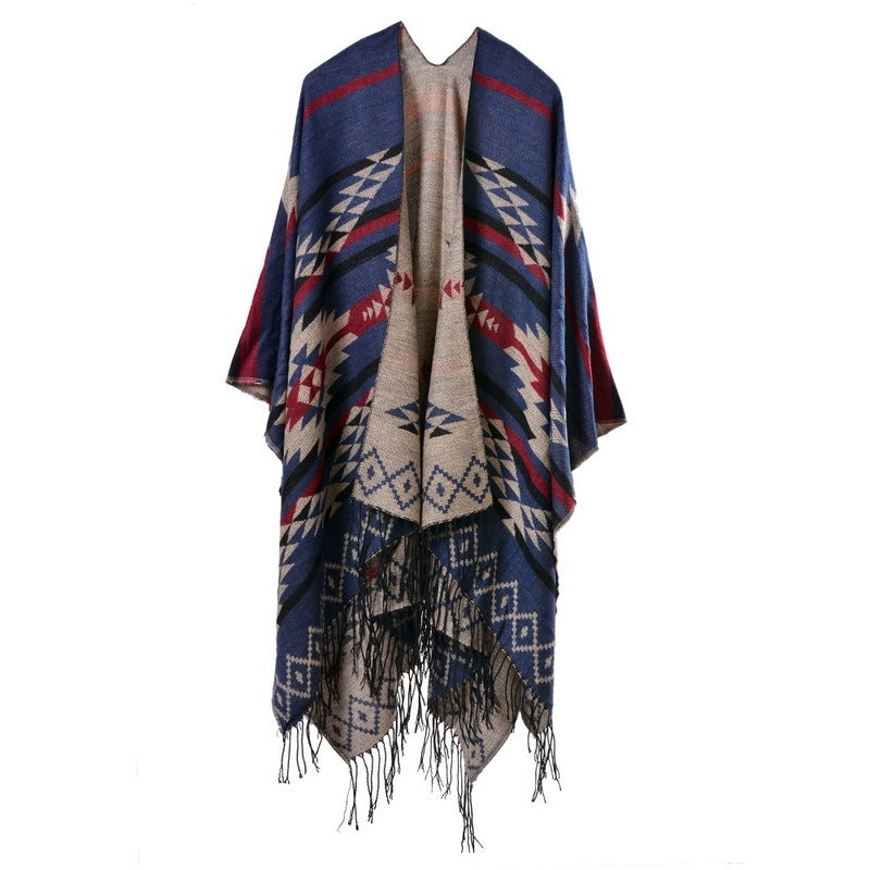 Diamond-shaped Tassels, Lengthened And Thickened Imitation Cashmere Autumn And Winter