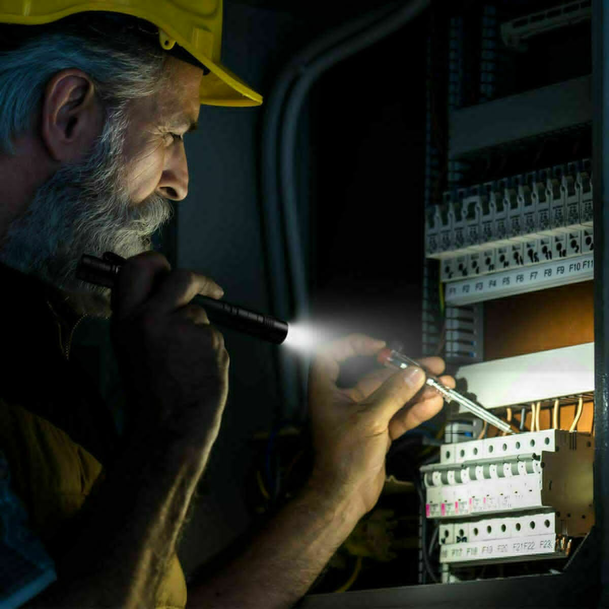 Tactical Flashlight Small LED Torch Light Mini Super Bright Penlight Work Light