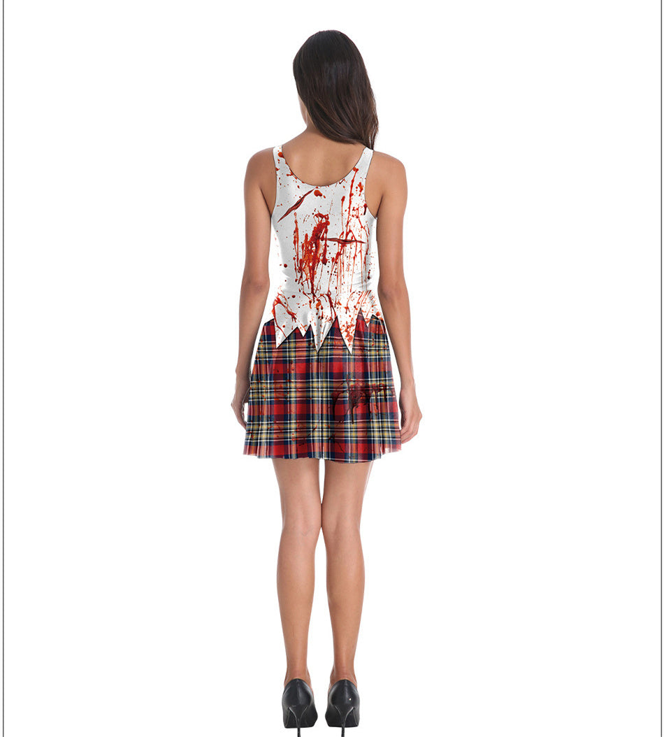 Female Ghost Clothes Stage Costume Vest Dress