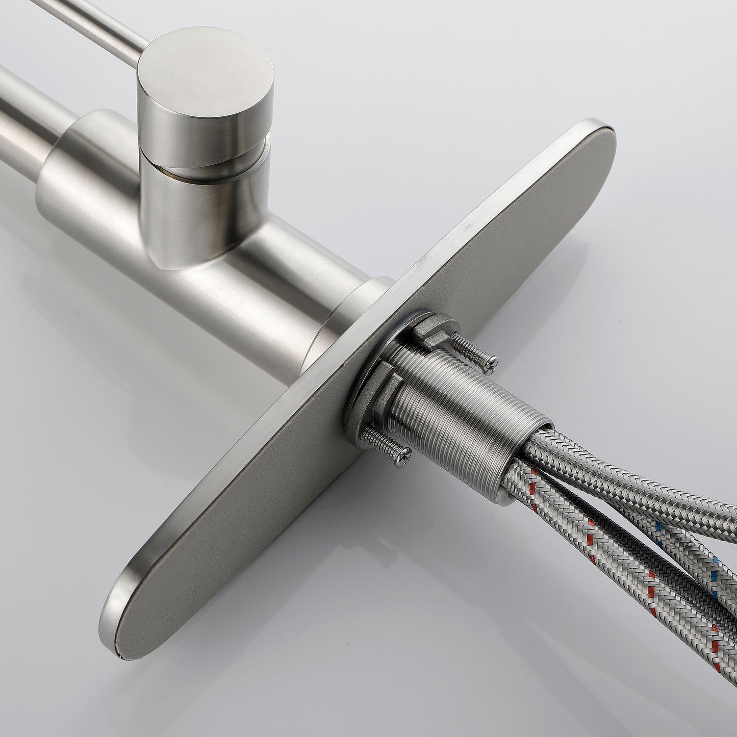 Single Handle High Pull Out Kitchen Faucet, Single-stage Stainless Steel Kitchen Sink Faucet, With Pull Down Spray