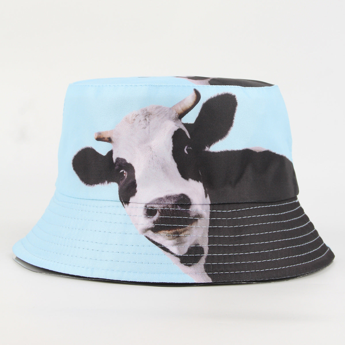 Printed Cartoon Retro Men And Women All-matching Outdoor Sun Hat