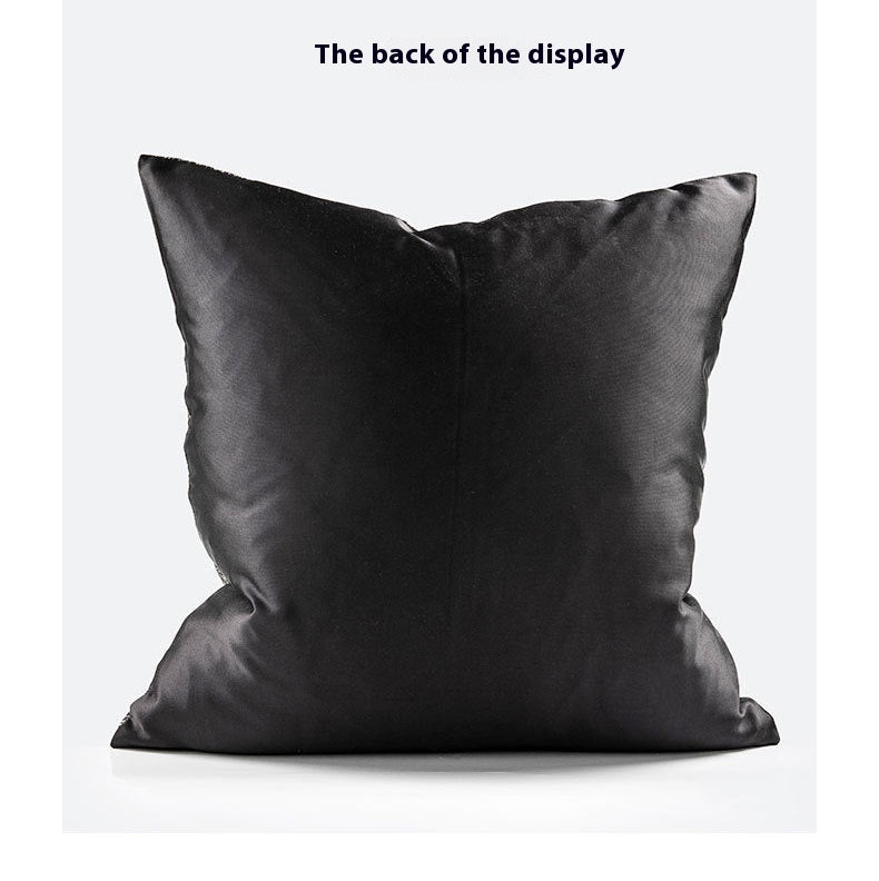 New Simple Jacquard Pillow Cushion