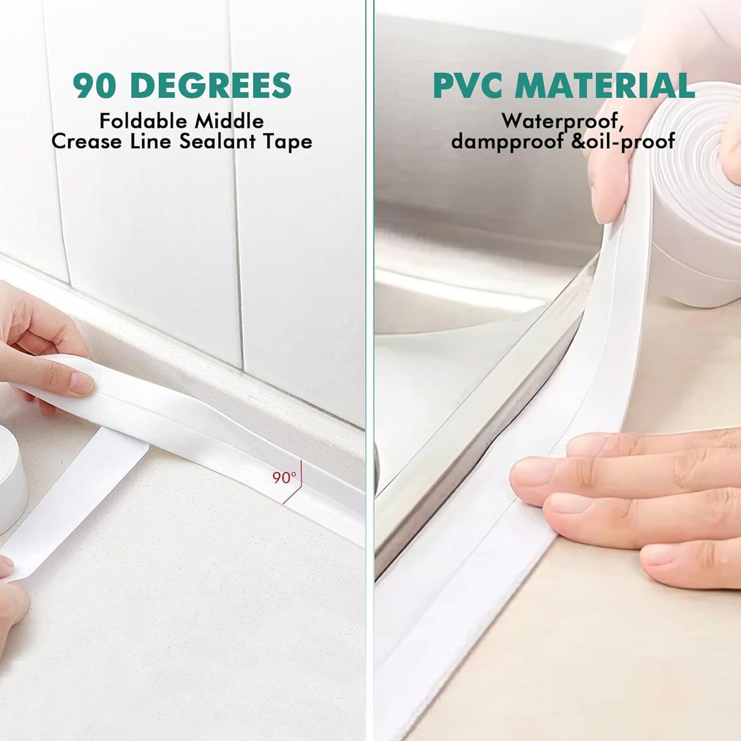 Self Adhesive Sealing Waterproof Tape, Used For Cleaning And Protecting Household Gaps.