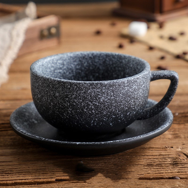 American Style Latte Coffee Cup And Saucer Set For Women