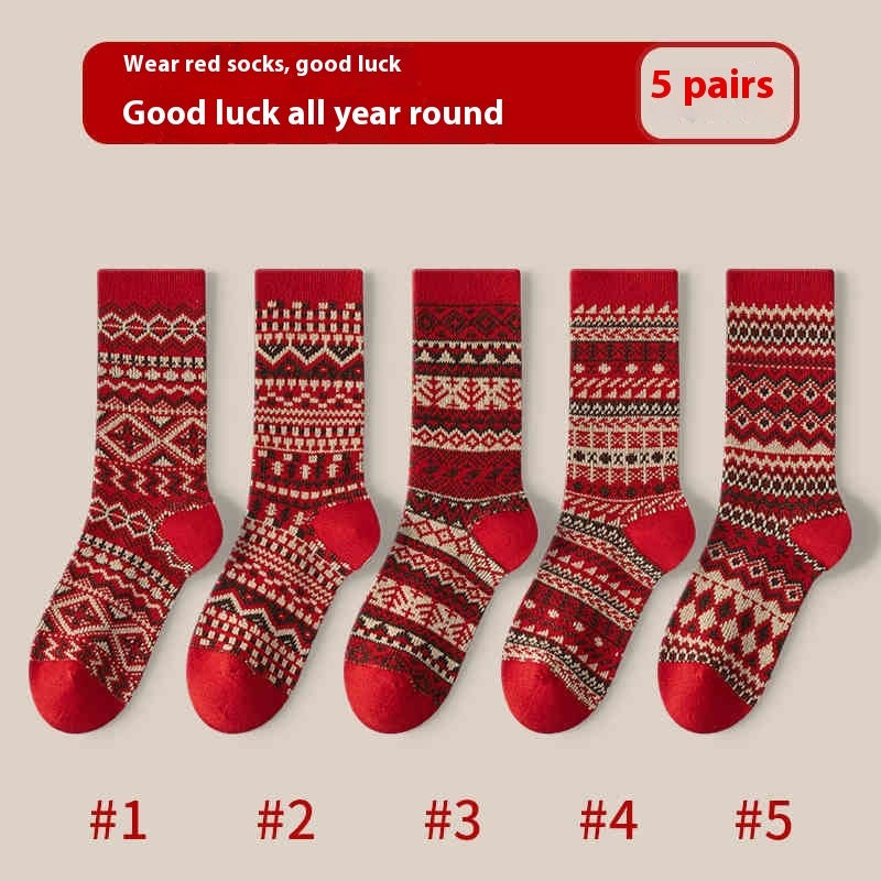 Retro Ethnic Style Socks For Women Deodorant