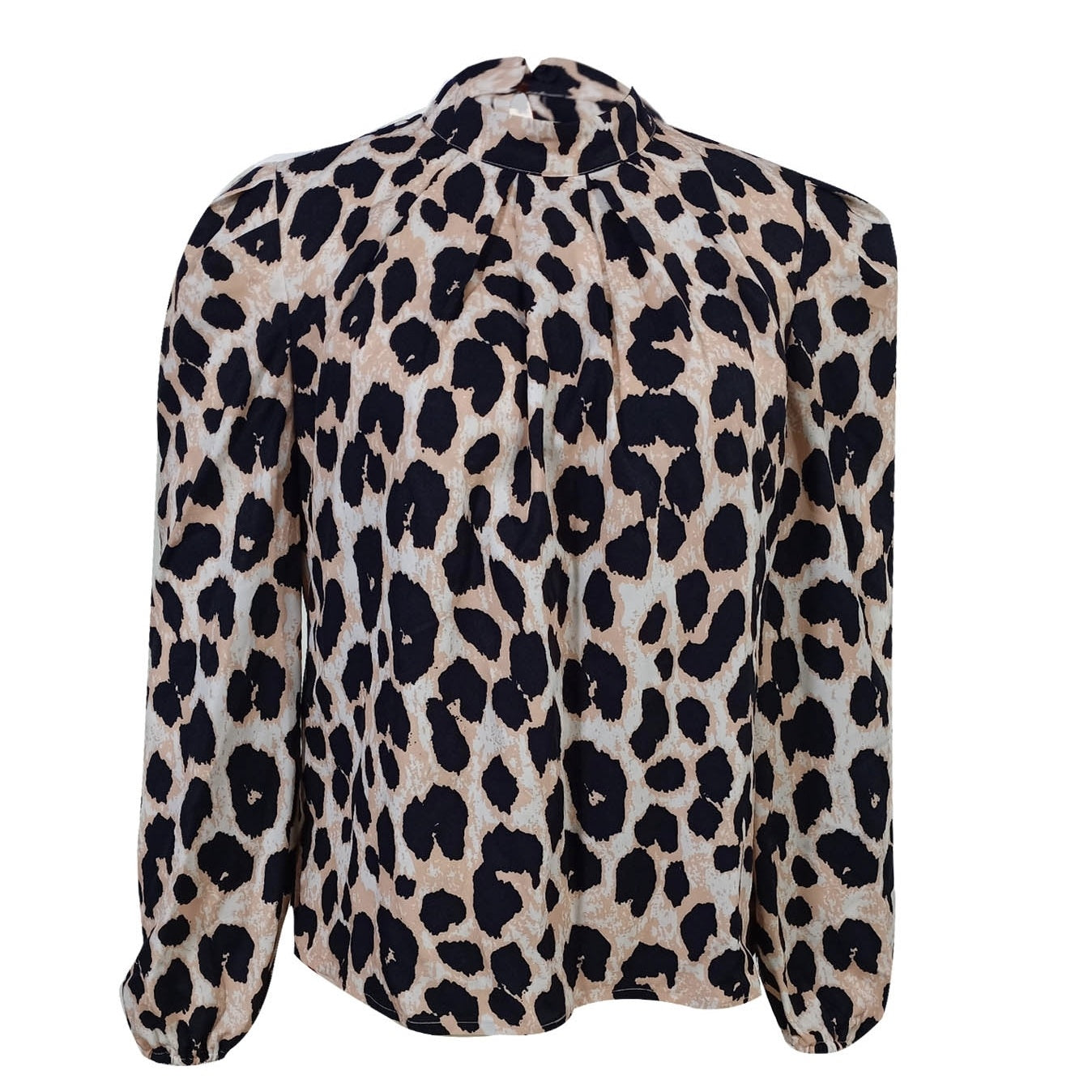 Women's New Long Sleeved Leopard Print Casual Vacation Fashion Top