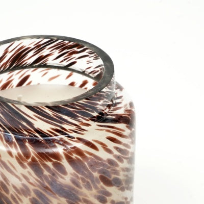 Splatter Pastel Glow Candle Elegant Aromatic Wax Candle For Home Office Long-Lasting Burn & Soothing Fragrance Perfect For Relaxation, DEcor Gifting