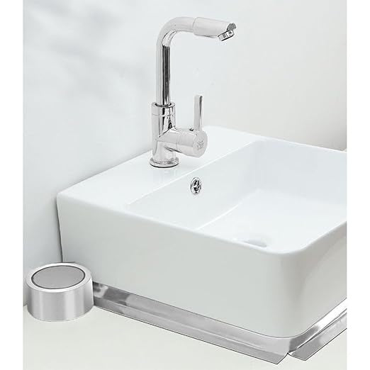 Silver Foil Tape, Waterproof Caulk Strip, Kitchen Caulk Self-adhesive Waterproof Repair Tape, Oil-proof, Toilet Seal Self-adhesive Tape-Selling On Temu Is Prohibited