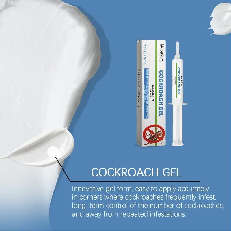 Two-pack Of Cockroach Gel Baits For Fast-acting, Chain-killing Cockroaches. Clean-free Squeeze Design.