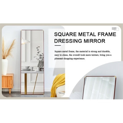The 4th Generation Floor Standing Full-length Mirror. Wall Mirror, Bathroom Makeup Mirror, Bedroom Foyer, Clothing Store, Wall Mounted. 65 X 23.2