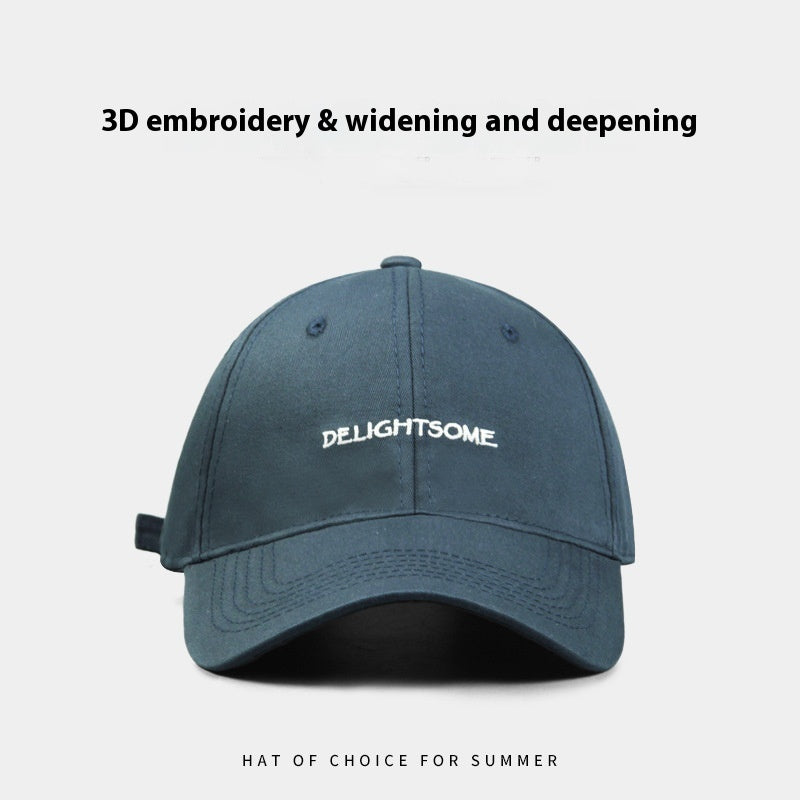 Spring And Summer Outdoor Embroidery Letters Fashion Casual Hat Ladies