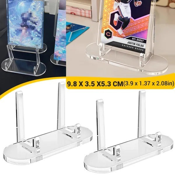 Clear Acrylic Trading Card Display Stand For Cards Sports Card Holder