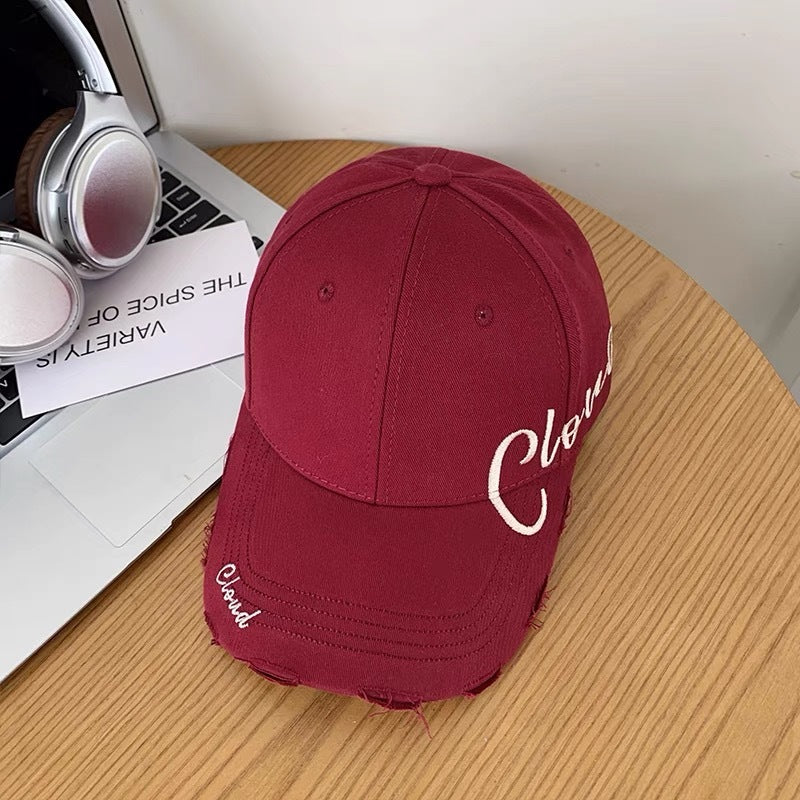 Letters On Side Embroidered Peaked Children's Sun-proof Baseball Cap