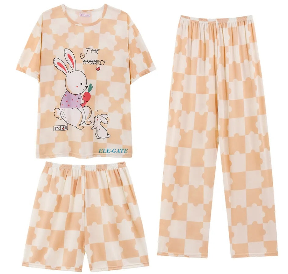 Flirty Light And Casual Pajama Set