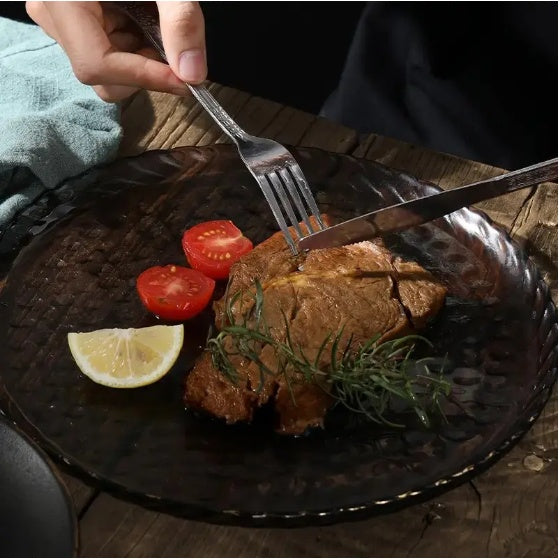 Product Name Deluxe Premium Cutlery Flatware Set For The Home Stainless Steel Cutlery Service With 1 Dinner Fork, 1 Dinner Knife, 1 Dinner Spoon And 1 Tea Spoon Durable, Elegant And Rust Resista