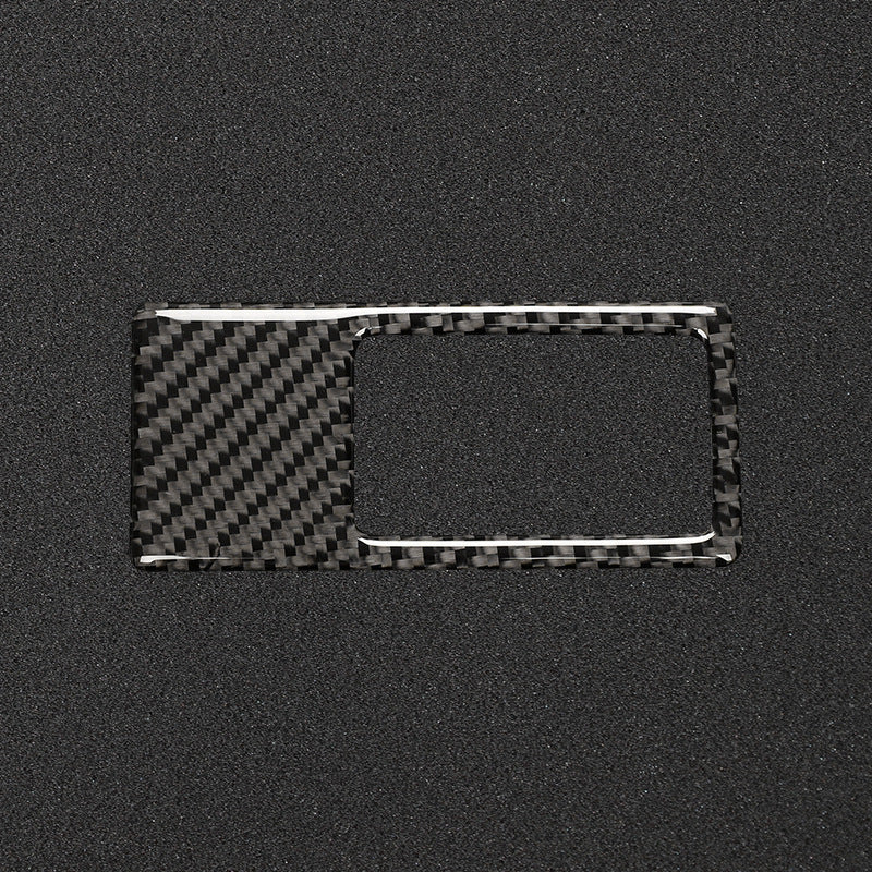 Carbon Fiber Headlight Adjustment Decorative Panel Sticker