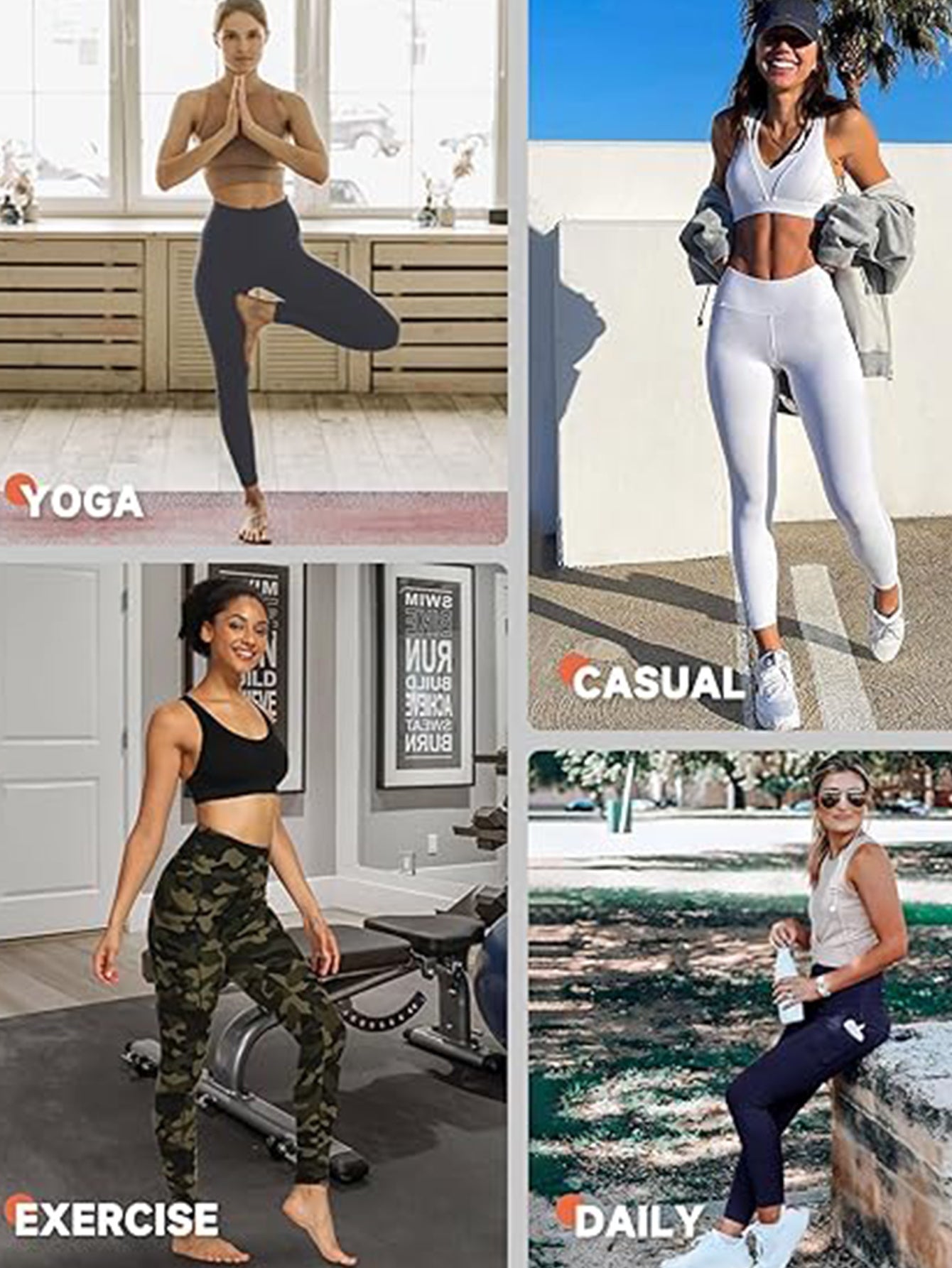 Leggings - Cropped High-rise Print 3 Pieces