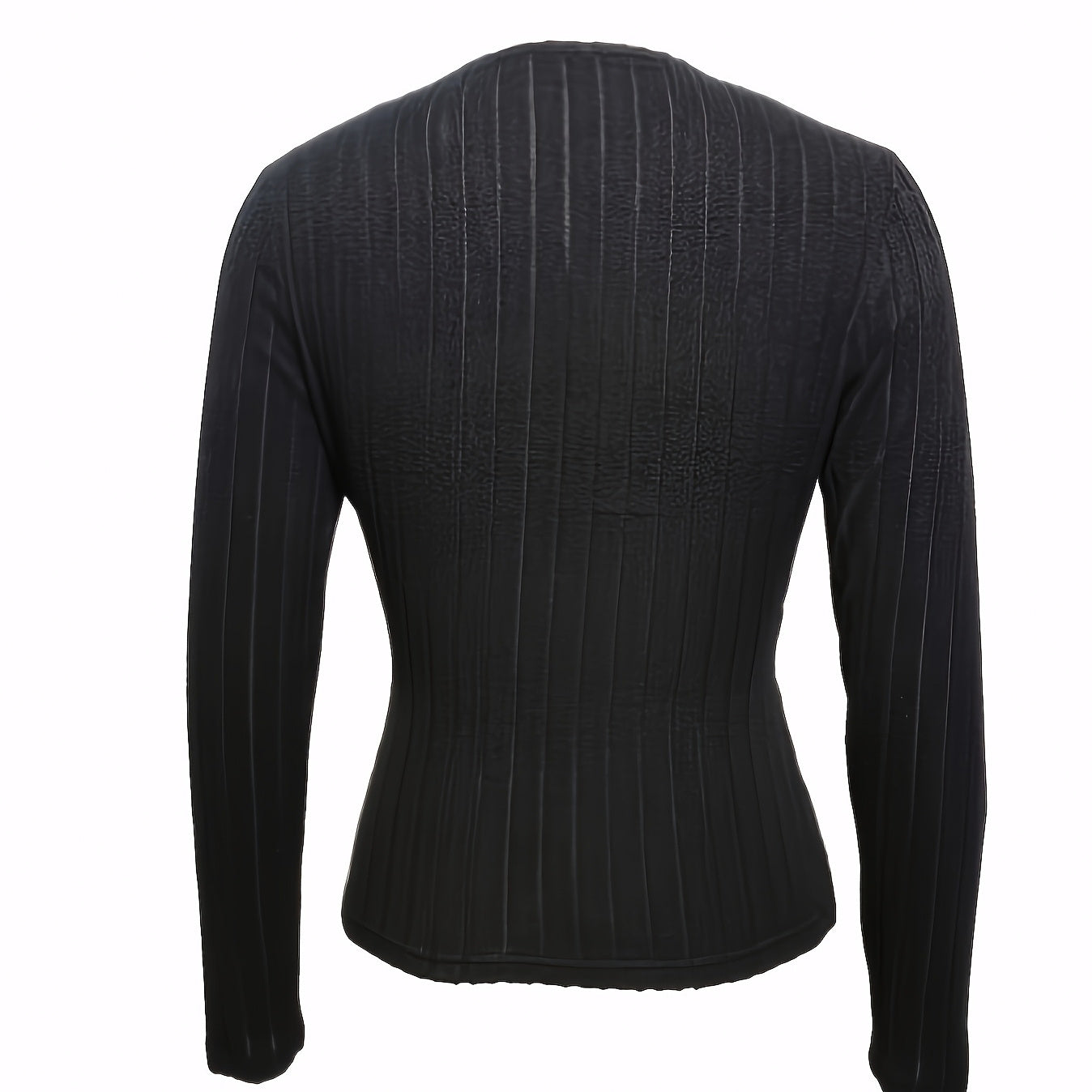 Women's Solid Color Fashion New Product V-neck Pleated Top