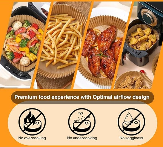 Disposable Air Fryer Paper - Round