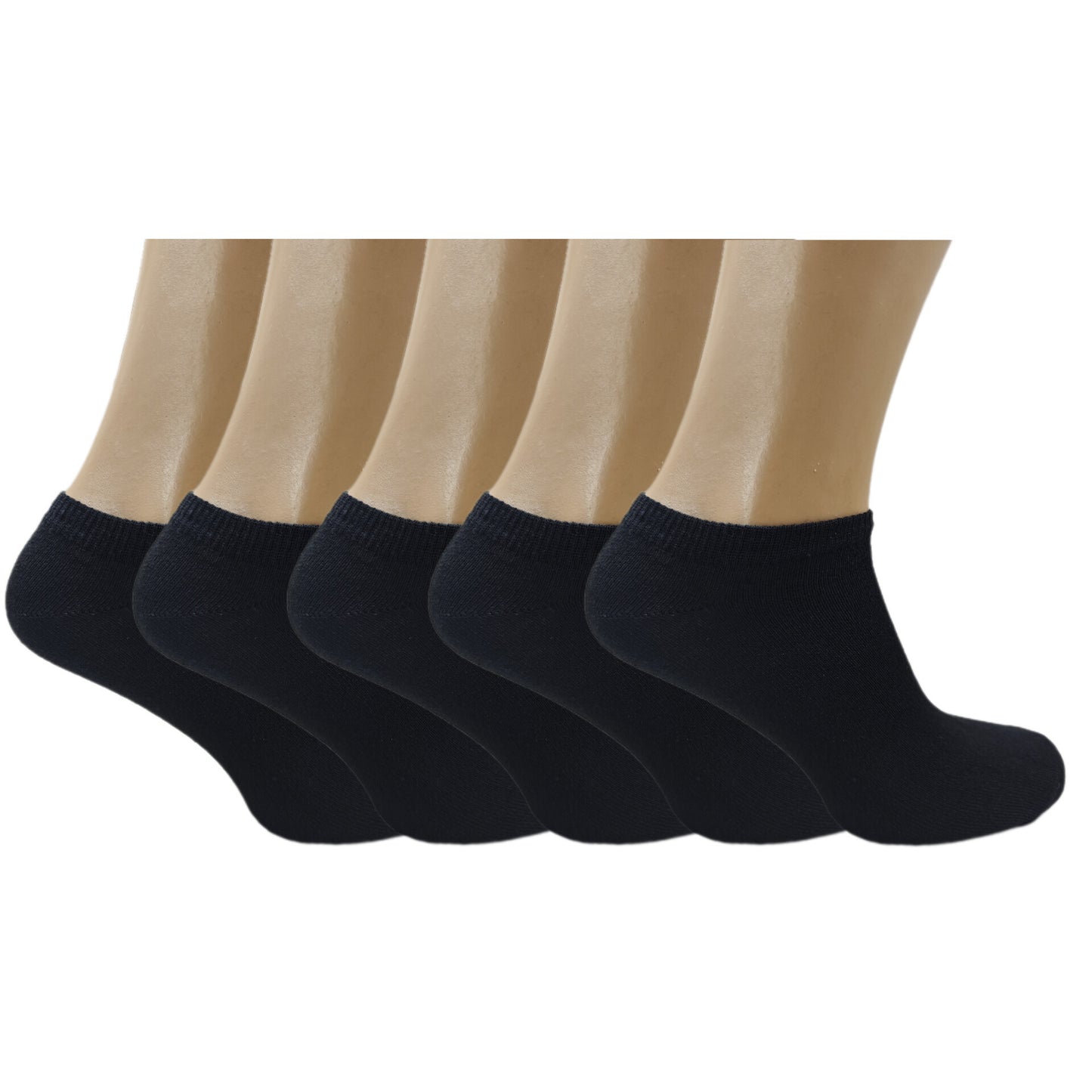 5 10 15 50 Pairs Low Cut Black White Socks Everyday Socks For Men And Women, Size 4 7