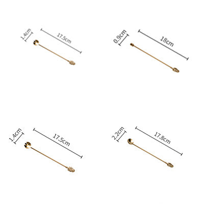 Dessert Stainless Steel Salad Fork Coffee Stirring Bar