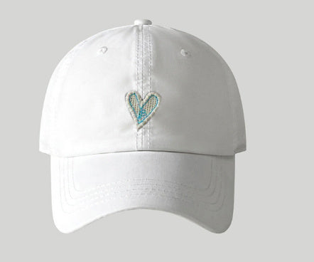 Retro Sweet Big Head Circumference Soft Peaked Cap