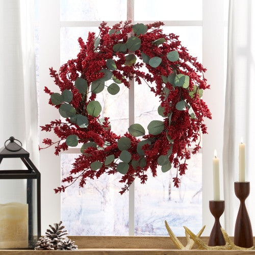 29 Inch Eucalyptus -berry Wreath