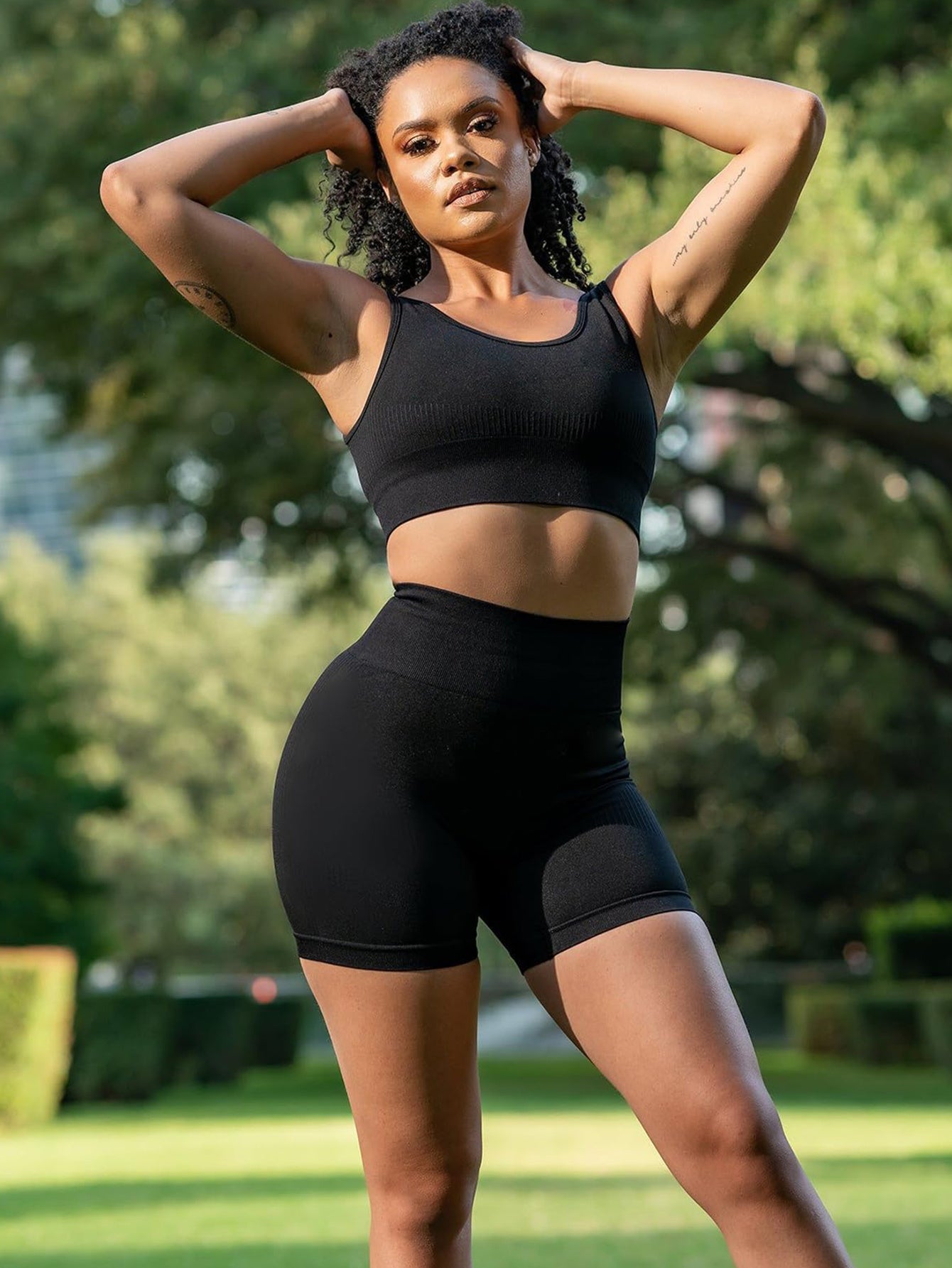 Leggings - 3 Points High Waist 3 Black