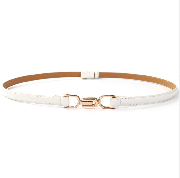 A Pair Of Buckles Belt Women's Fine Decoration Dress Matching