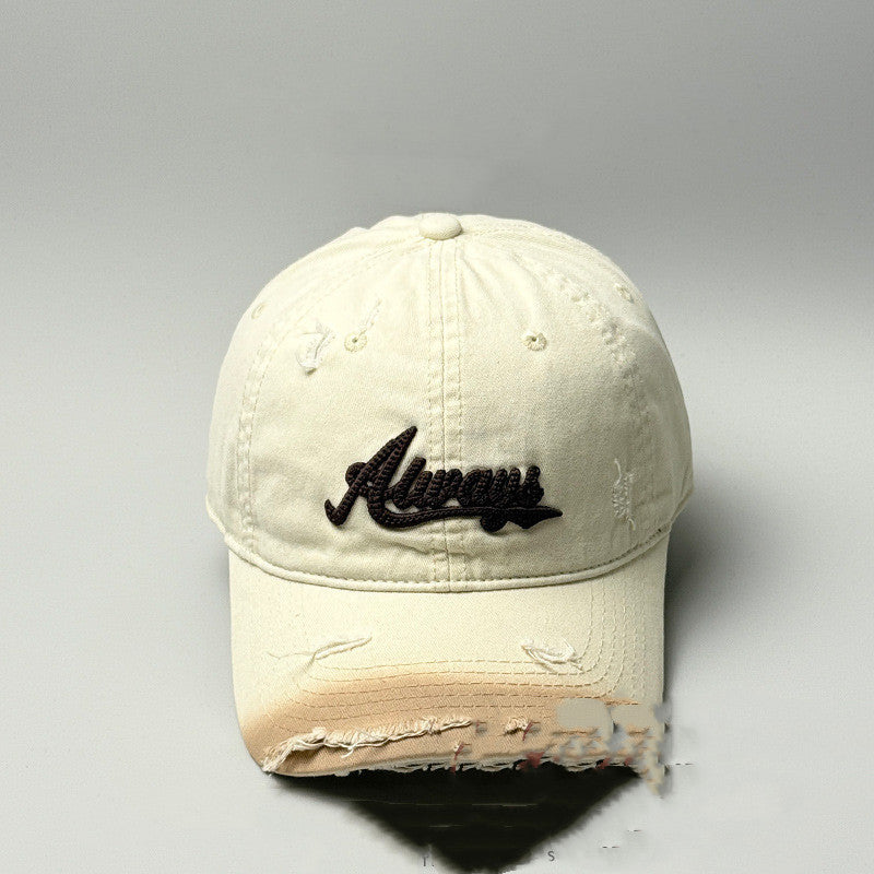 Retro Worn Looking Washed-out Sun Hat