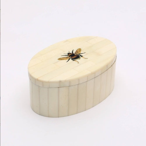 Decorative Storage Box With White Bone Material