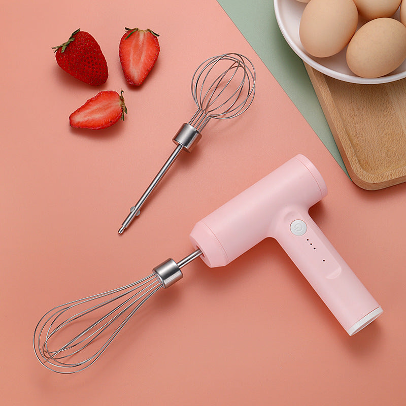 Electric Blender Electric Hand Mixer, Egg Beater, Household Small Electric Handheld Beater, Automatic Egg Beater, Cake Baking Mixer, Cookware, Kitchenware, Kitchen Accessories Kitchen Stuff Small Kitc